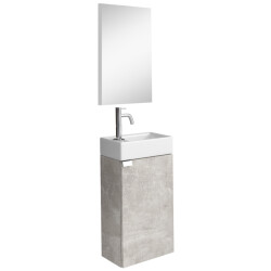 Badplaats Toiletmeubel apollo 40 x 22 cm beton fonteinmeubel met