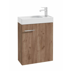 Badplaats Toiletmeubel keno 50 x 23 cm bruin eiken fonteinmeubel met