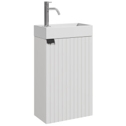 Badplaats Toiletmeubel bosco 40 x 22 cm mat fonteinmeubel met wastafel