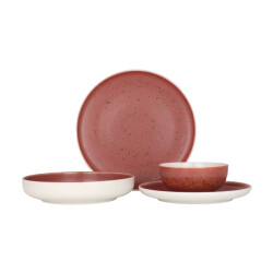 Rinart Serviesset (medium) rosa 24 delig 6 personen porselein
