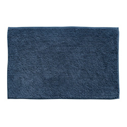 Muratap Indiana fluffy soft effen badmat soft touch blauw navy- 50x80 cm