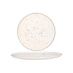 Bonna Pizzabord grain porselein 32 cm set van 2