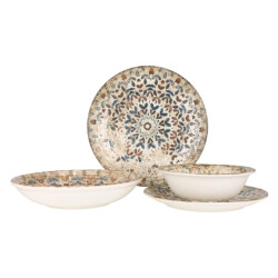Rinart Serviesset (medium) aztec 24 delig 6 personen porselein