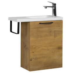 Badplaats Toiletmeubel neves 55 x 22 cm - fonteinmeubel met wastafel