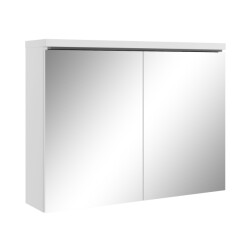 Badplaats Badkamerkast paso 80 x 20 x 60 cm wit spiegelkast badkamer