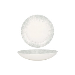 Bonna Diepbord iris porselein 25 cm 1300 cc set van 6