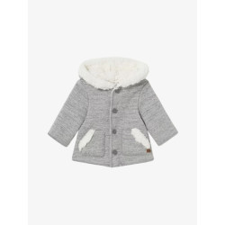 Mayoral Shearling knit coat