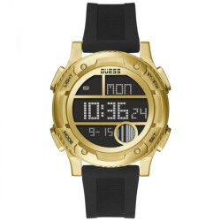 Guess Rubber horloge voor stijlvolle gelegenheden