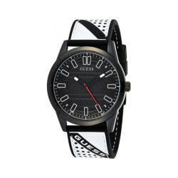 Guess Witte siliconen horloge voor stijlvolle gelegenheden