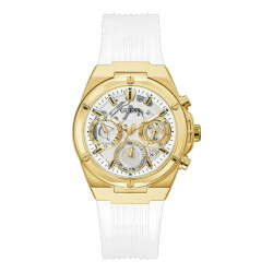 Guess Te rubber horloge voor stijlvolle elegantie