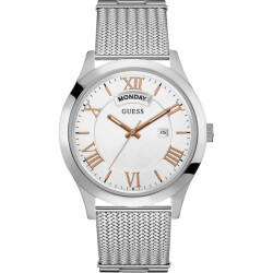 Guess Stalen horloge voor stijlvolle mannen