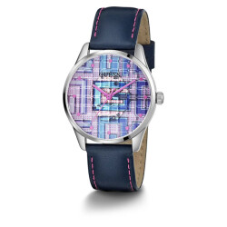 Guess Leren horloge voor stijlvolle gelegenheden