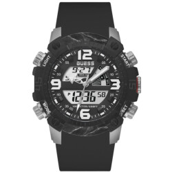 Guess Siliconen horloge stijlvol en functioneel