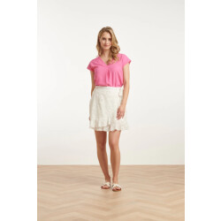 Smashed Lemon 25139 witte 3d bloemen rok