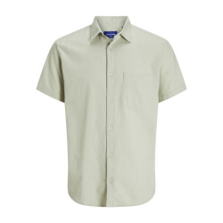 Jack & Jones jorvarenna dobby shirt ss 12271109 celadon tint