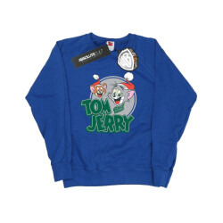 Li-cense Tom and jerry dames sweatshirt met kerstgroeten