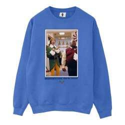 Li-cense Elf dames omg santa foto sweatshirt
