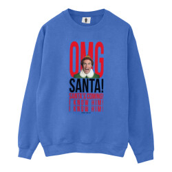 Li-cense Elf dames omg santa ik ken hem sweatshirt