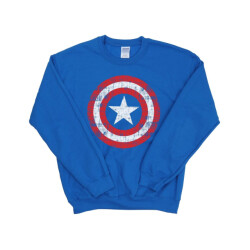 Li-cense Marvel dames avengers captain america gekrast schild sweatshirt