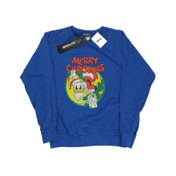Li-cense Disney dames donald duck vrolijk kerstmis sweatshirt