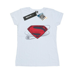 Li-cense Dc comics dames justice league movie superman logo katoenen t-shirt