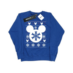 Li-cense Disney dames mickey mouse kerst silhouet sweatshirt