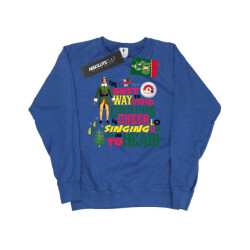Li-cense Elf dames kerst vrolijk sweatshirt