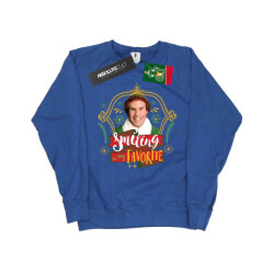 Li-cense Elf dames buddy smiling sweatshirt