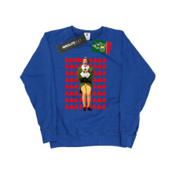Li-cense Elf dames buddy santa scream sweatshirt