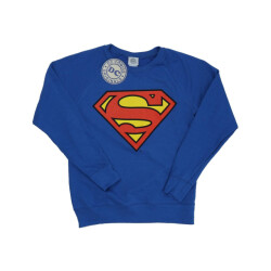 Li-cense Dc comics dames superman logo boyfriend fit sweatshirt