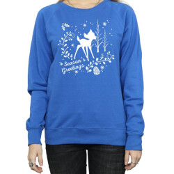 Li-cense Disney dames bambi kerstgroeten sweatshirt