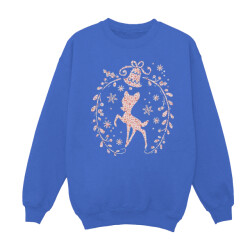 Li-cense Disney dames bambi kerstkrans sweatshirt