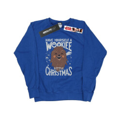 Li-cense Star wars dames wookiee klein kerstmis sweatshirt