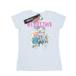 Li-cense Dc comics dames justice league we got this katoenen t-shirt