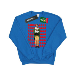 Li-cense Elf heren buddy santa scream sweatshirt