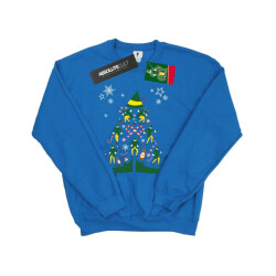 Li-cense Elf heren kerstboom sweatshirt
