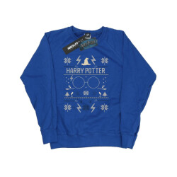 Li-cense Harry potter dames sweatshirt met kerstpatroon