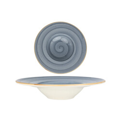 Bonna Pastabord aura dusk porselein 28 cm (400cc) set van 2