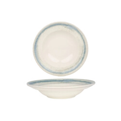 Bonna Pastabord rivus line porselein 24 cm (400cc) set van 2