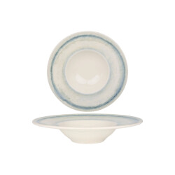Bonna Pastabord rivus line porselein 28 cm (400cc) set van 2