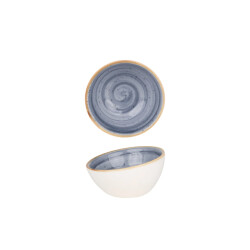 Bonna Serveerschaal aura dusk porselein 8 cm (60cc) set van 2