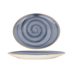 Bonna Serveerschaal aura dusk porselein 31 cm set van 2