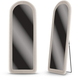 Mirlux Passpiegel teddy spiegel 160x60cm light cream