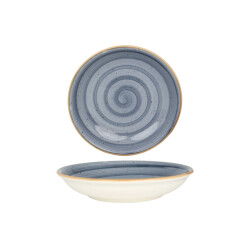Bonna Serveerschaal aura dusk porselein 20 cm (500cc) set van 2