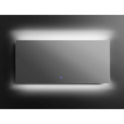Badplaats Badkamerspiegel limon led 120 x 55 cm led verlichting badkamer