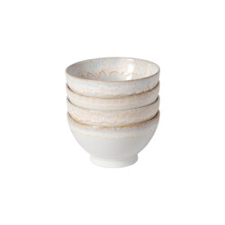 Costa Nova Set/4 latte bowls 15 cm wit