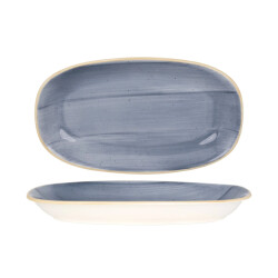 Bonna Serveerschaal aura dusk porselein 34x19 cm set van 2