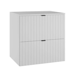 Badplaats Wastafel onderkast nile 60 x 47 x 61 cm mat wit – hangend