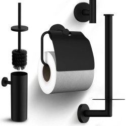 Mirlux Badkameraccessoireset wc zwart