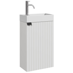 Badplaats Toiletmeubel bosco 40 x 22 cm mat fonteinmeubel met wastafel